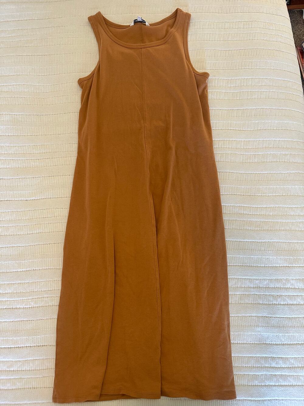 Elizabeth and James Rust-Tone Midi Dress